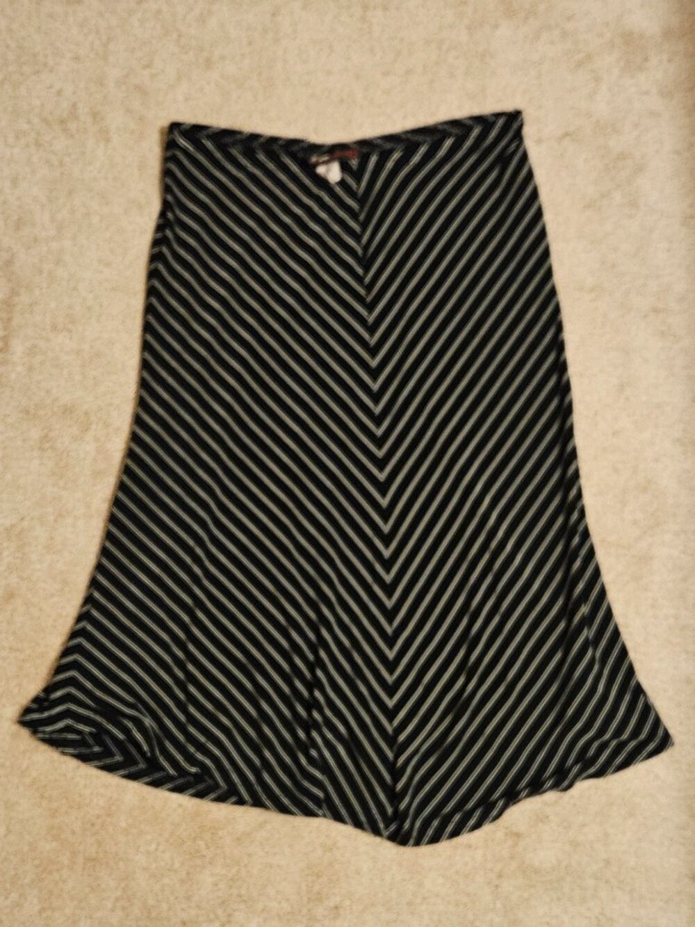 Joe Benbasset b&w pinstripe skirt